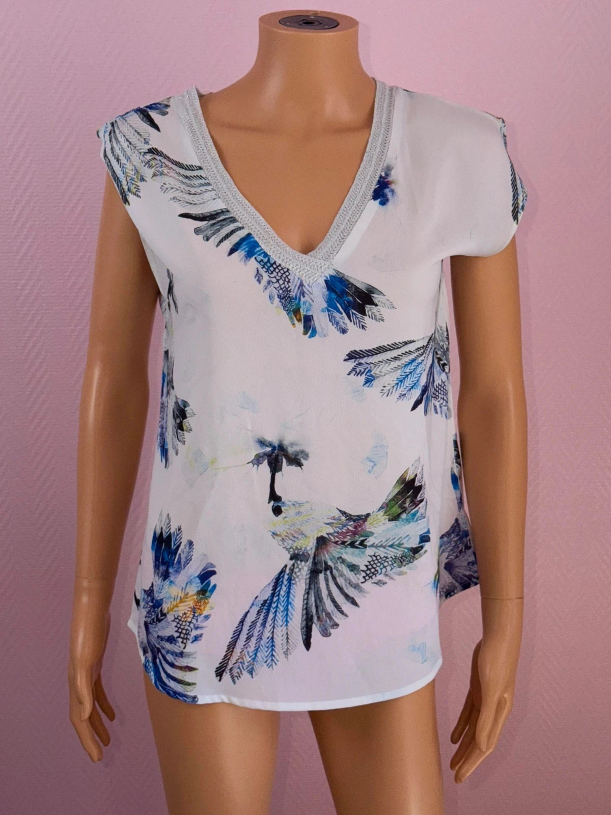 T-shirt femme it hippie taille m super état – photo 2